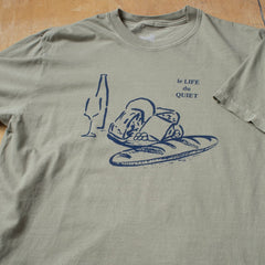 Wine & Cheese Pigment-Dyed T