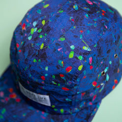Midnight Floral 5 Panel Camper Hat - Made in USA (FA25)