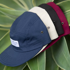 Foundation 5 Panel Camper Hat - Made in USA - Navy (FA25)