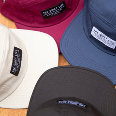 Foundation 5 Panel Camper Hat - Made in USA - Black (FA25)