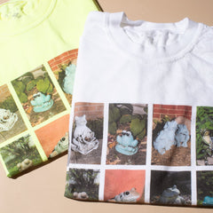 Frog Friends T - Neon Lemon