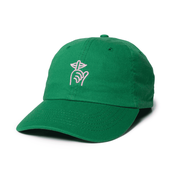 Shhh Logo Dad Hat - Kelly Green