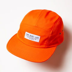 Foundation 5 Panel Camper Hat - Made in USA - Orange