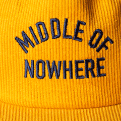 ORIGINAL MIDDLE OF NOWHERE HAT - YELLOW CORD