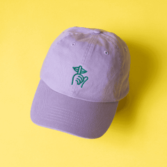 Shhh Logo Dad Hat - Lilac