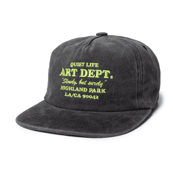 Art Dept. Hat - Vintage Black/Lime