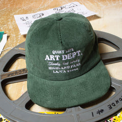 Art Dept. Hat - Green Cord