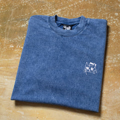 Music Cat Embroidered T - XL ONLY