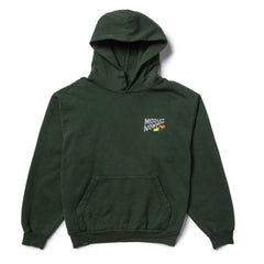 Lonely Palm Middle of Nowhere Embroidered Hood - Forest Green - Made in USA