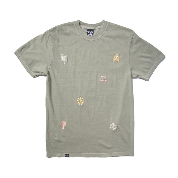 Higton Embroidered Pigment-Dyed T - MEDIUM ONLY