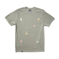 Higton Embroidered Pigment-Dyed T - MEDIUM ONLY