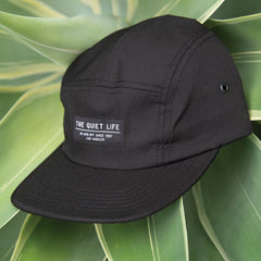 Foundation 5 Panel Camper Hat - Made in USA - Black (FA25)