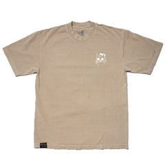 Music Cat Embroidered T - Mushroom - Made in USA FA25