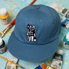STUDIO CAT 6-PANEL HAT - SLATE