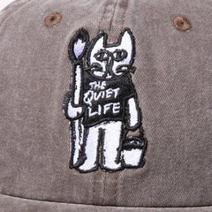 STUDIO CAT 6-PANEL HAT - VINTAGE BROWN