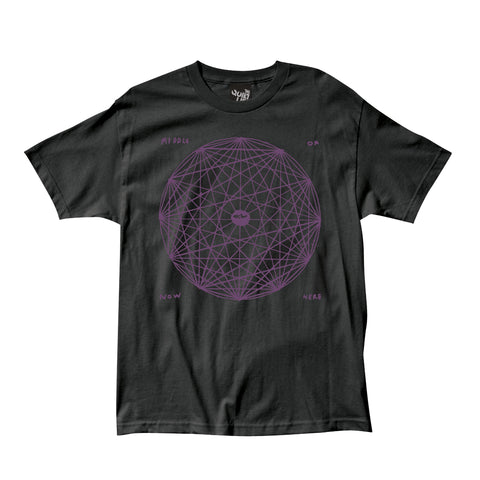 Middle of Now Here T - Black