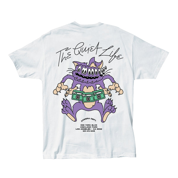 Shakey Cat T - White