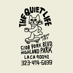 Skating Cat T - Coral