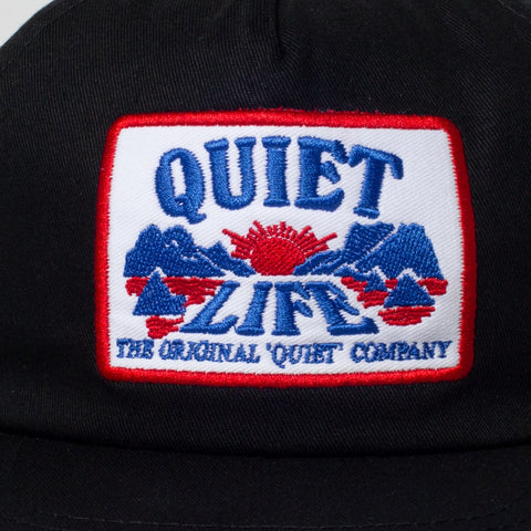 Sunset Patch Hat - Black