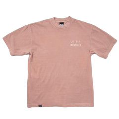 La Vie Tranquille Embroidered T - Rose Quartz - Made in USA
