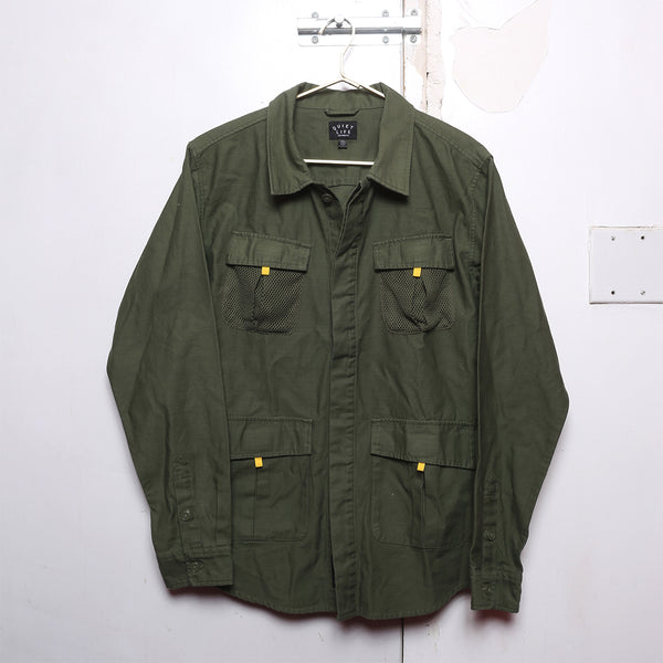 SAMPLE SALE 25 - Miliatary Mesh L/S Button Down Shirt