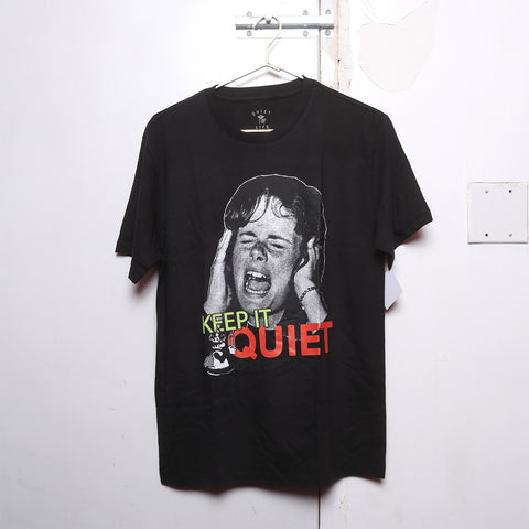 SAMPLE SALE 25 - Keep It Quiet T - Black