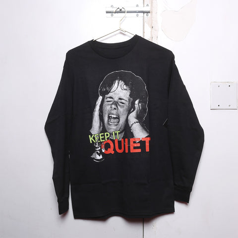 SAMPLE SALE 25 - Keep It Quiet Long Sleeve T - Medium