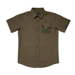 SAMPLE SALE 25 - Military Mesh S/S Button Down - Small